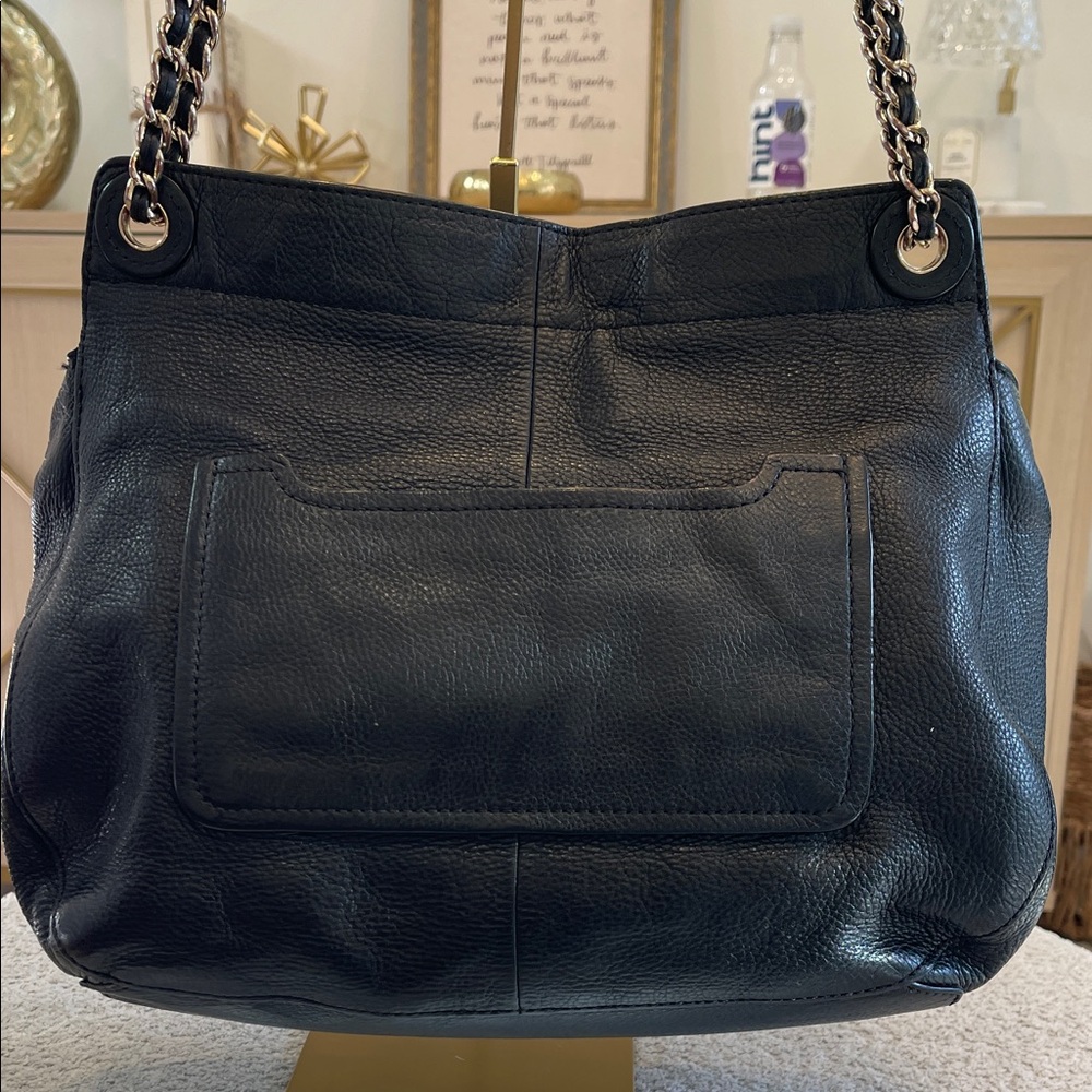 Tory Burch Black Leather Shoulder Bag - Picture 4 of 6
